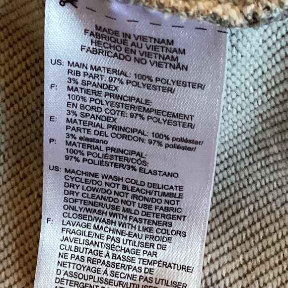 Reebok Play Dry Men's Lightweight Jacket Size XL Full Zip Color Block Gray Black - Picture 8 of 9